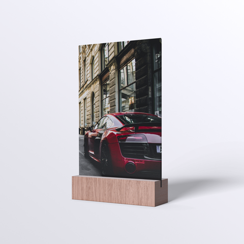 Autoplexiglas Sportauto Rood
