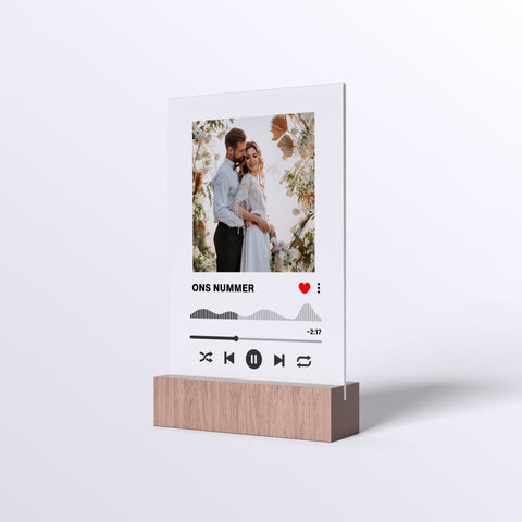 Spotify Song Plexiglas